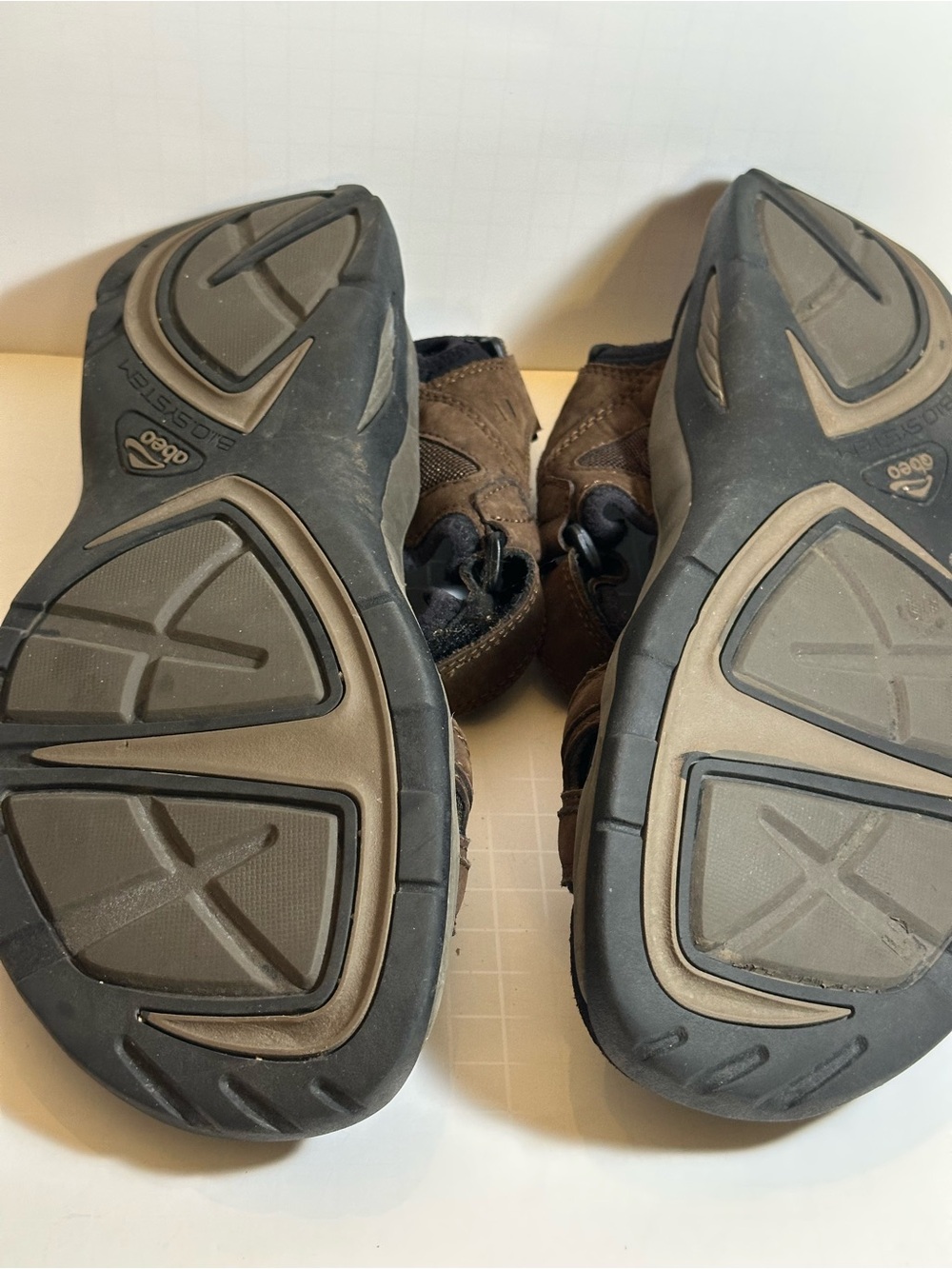 Abeo Brown Leather Comfort Sandals Mens 11 Orthopedic Walking - Picture 10 of 11